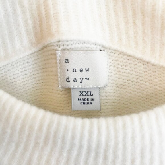 Cozy Women's Crewneck Pullover Sweater - A New Day™ XXL NWT - Picture 5 of 5